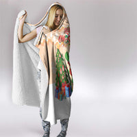 Crocodile Snappy Christmas Hooded Blanket Cute Alligator Holiday Tree Cartoon Design - Wonder Print Shop