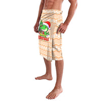 Crocodile Snappy Christmas Lavalava Cute Alligator Holiday Tree Cartoon Design - Wonder Print Shop