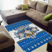 Happy Chrismukkah Area Rug Gnome Funny Hanukkah Christmas Mashup - Wonder Print Shop