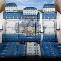 Happy Chrismukkah Back Car Seat Cover Gnome Funny Hanukkah Christmas Mashup - Wonder Print Shop