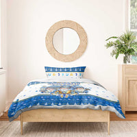 Happy Chrismukkah Bedding Set Gnome Funny Hanukkah Christmas Mashup - Wonder Print Shop