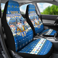 Happy Chrismukkah Car Seat Cover Gnome Funny Hanukkah Christmas Mashup - Wonder Print Shop