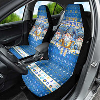 Happy Chrismukkah Car Seat Cover Gnome Funny Hanukkah Christmas Mashup - Wonder Print Shop
