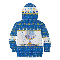 Happy Chrismukkah Kid Hoodie Gnome Funny Hanukkah Christmas Mashup - Wonder Print Shop
