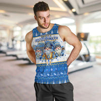 Happy Chrismukkah Men Tank Top Gnome Funny Hanukkah Christmas Mashup - Wonder Print Shop