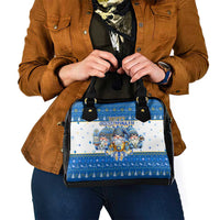 Happy Chrismukkah Shoulder Handbag Gnome Funny Hanukkah Christmas Mashup - Wonder Print Shop