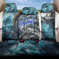 Striped Bass Fishing Back Car Seat Cover Bold Ocean Angler Design - Wonder Print Shop