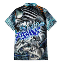 Striped Bass Fishing Family Matching Mermaid Dress and Hawaiian Shirt Bold Ocean Angler Design - Wonder Print Shop