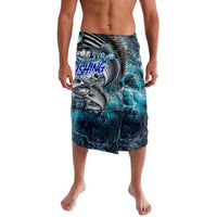 Striped Bass Fishing Lavalava Bold Ocean Angler Design - Wonder Print Shop