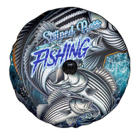 Striped Bass Fishing Spare Tire Cover Bold Ocean Angler Design - Wonder Print Shop