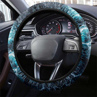 Striped Bass Fishing Steering Wheel Cover Bold Ocean Angler Design - Wonder Print Shop