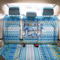 Merry Chrismukkah Back Car Seat Cover Jewish Christmas Gnomes and Menorahs - Wonder Print Shop
