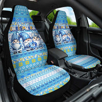 Merry Chrismukkah Car Seat Cover Jewish Christmas Gnomes and Menorahs - Wonder Print Shop