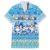 Merry Chrismukkah Family Matching Long Sleeve Bodycon Dress and Hawaiian Shirt Jewish Christmas Gnomes and Menorahs - Wonder Print Shop