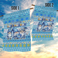 Merry Chrismukkah Garden Flag Jewish Christmas Gnomes and Menorahs - Wonder Print Shop