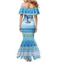 Merry Chrismukkah Mermaid Dress Jewish Christmas Gnomes and Menorahs - Wonder Print Shop