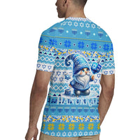 Merry Chrismukkah Rugby Jersey Jewish Christmas Gnomes and Menorahs - Wonder Print Shop