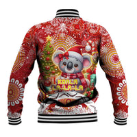 Koality Christmas Baseball Jacket Cute Aussie Koala Holiday - Wonder Print Shop