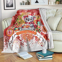 Koality Christmas Blanket Cute Aussie Koala Holiday - Wonder Print Shop