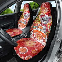Koality Christmas Car Seat Cover Cute Aussie Koala Holiday - Wonder Print Shop