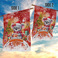 Koality Christmas Garden Flag Cute Aussie Koala Holiday - Wonder Print Shop