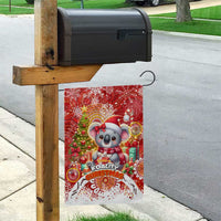 Koality Christmas Garden Flag Cute Aussie Koala Holiday - Wonder Print Shop