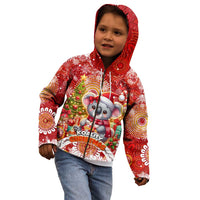 Koality Christmas Kid Hoodie Cute Aussie Koala Holiday - Wonder Print Shop