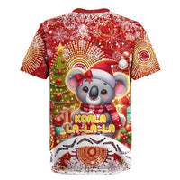 Koality Christmas Rugby Jersey Cute Aussie Koala Holiday - Wonder Print Shop
