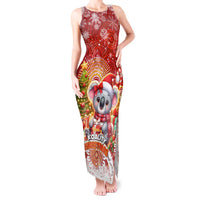 Koality Christmas Tank Maxi Dress Cute Aussie Koala Holiday - Wonder Print Shop