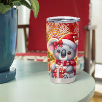Koality Christmas Tumbler Cup Cute Aussie Koala Holiday - Wonder Print Shop
