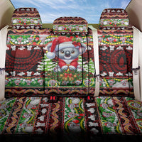 Koala Christmas Back Car Seat Cover Australia Aboriginal Cute Santa Koalas - Wonder Print Shop