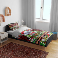 Koala Christmas Bedding Set Australia Aboriginal Cute Santa Koalas - Wonder Print Shop