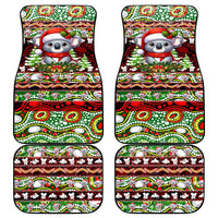 Koala Christmas Car Mats Australia Aboriginal Cute Santa Koalas - Wonder Print Shop