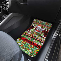 Koala Christmas Car Mats Australia Aboriginal Cute Santa Koalas - Wonder Print Shop