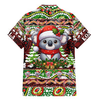 Koala Christmas Family Matching Mermaid Dress and Hawaiian Shirt Australia Aboriginal Cute Santa Koalas - Wonder Print Shop