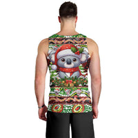 Koala Christmas Men Tank Top Australia Aboriginal Cute Santa Koalas - Wonder Print Shop