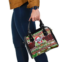 Koala Christmas Shoulder Handbag Australia Aboriginal Cute Santa Koalas - Wonder Print Shop