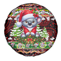 Koala Christmas Spare Tire Cover Australia Aboriginal Cute Santa Koalas - Wonder Print Shop