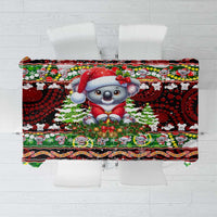 Koala Christmas Tablecloth Australia Aboriginal Cute Santa Koalas - Wonder Print Shop