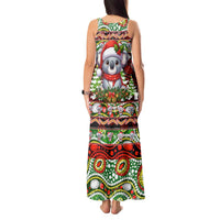 Koala Christmas Tank Maxi Dress Australia Aboriginal Cute Santa Koalas - Wonder Print Shop