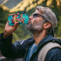 Tropical Flamingo Christmas 4 in 1 Can Cooler Tumbler Shaka Shaka Will You Drink With Me - Wonder Print Shop