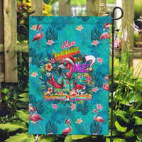 Tropical Flamingo Christmas Garden Flag Shaka Shaka Will You Drink With Me - Wonder Print Shop