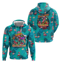 Tropical Flamingo Christmas Hoodie Shaka Shaka Will You Drink With Me - Wonder Print Shop