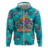 Tropical Flamingo Christmas Hoodie Shaka Shaka Will You Drink With Me - Wonder Print Shop