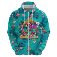 Tropical Flamingo Christmas Hoodie Shaka Shaka Will You Drink With Me - Wonder Print Shop