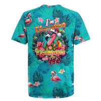 Tropical Flamingo Christmas Rugby Jersey Shaka Shaka Will You Drink With Me - Wonder Print Shop