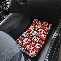 Cute Christmas Penguin Car Mats Cozy Winter Ho Ho Ho Holiday Fun - Wonder Print Shop