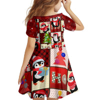 Cute Christmas Penguin Family Matching Mermaid Dress and Hawaiian Shirt Cozy Winter Ho Ho Ho Holiday Fun - Wonder Print Shop