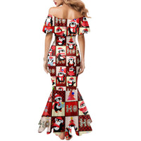 Cute Christmas Penguin Mermaid Dress Cozy Winter Ho Ho Ho Holiday Fun - Wonder Print Shop