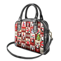 Cute Christmas Penguin Shoulder Handbag Cozy Winter Ho Ho Ho Holiday Fun - Wonder Print Shop
